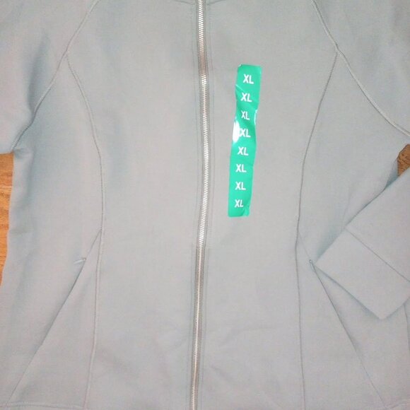 32 Degrees Heat Women's Size XL Gray Athletic Jacket Sweatshirt NWT - Picture 4 of 4